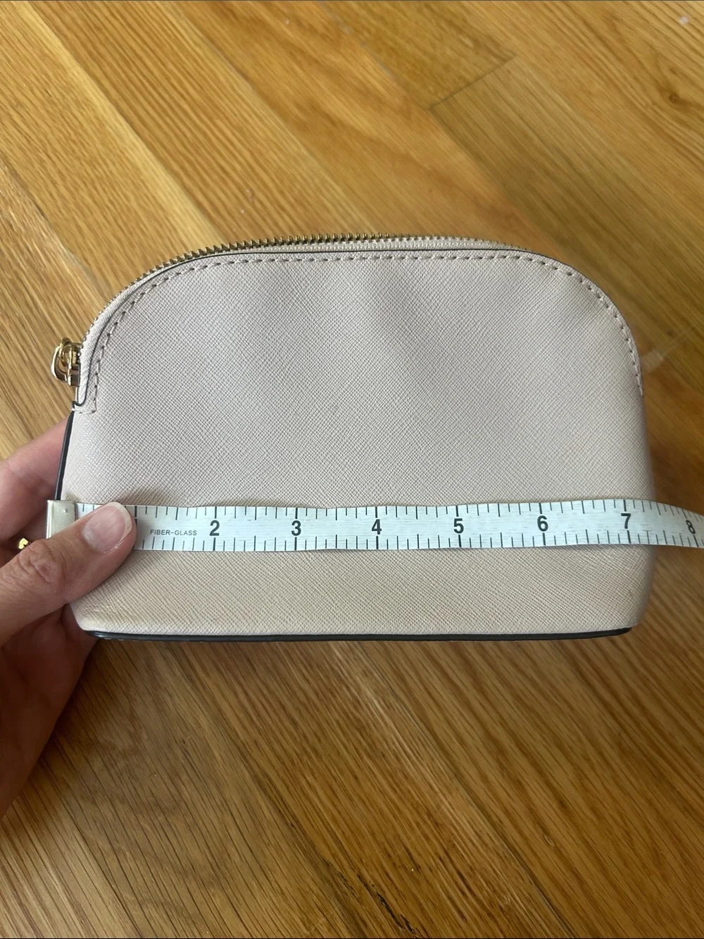 Michael Kors Light Blush Saffiano Leather Cosmetic Case